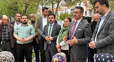 CHP’Lİ ADAYLAR ÇARŞIDA, MAHALLEDE, KÖYDE; VATANDAŞIN YANINDA