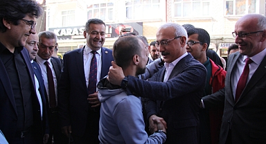 Lütfi Elvan’a Karaman’da Sevgi Seli