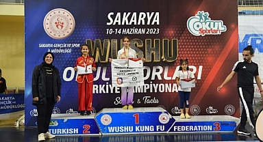 KARAMANLI SPORCULARDAN WUSHU KUNG FU ŞAMPİYONASI’NDA TÜRKİYE DERECESİ