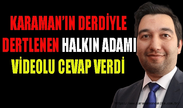 Karaman Cumhuriyet Başsavcılığı'na suç duyurusunda bulunuldu.