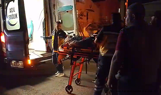 motosiklet traktörün römorkuna çarpması sonucu 1 kişi yaralandı.