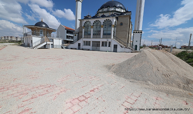 CAMİLERDE KAPSAMLI ÇEVRE DÜZENLEME ÇALIŞMASI