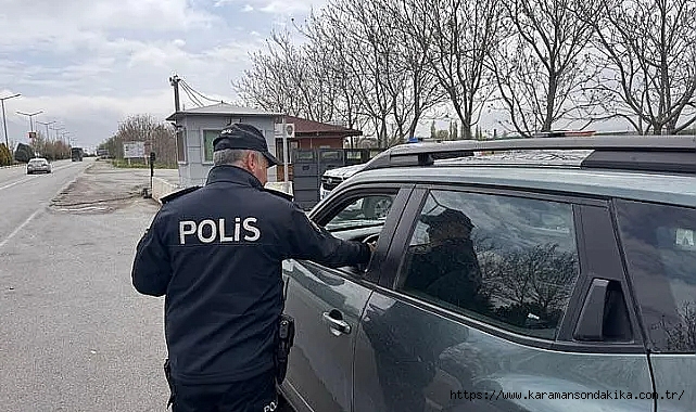 Karaman'da Asayiş Operasyonu: 49 Ehliyetsiz Sürücüye Ceza