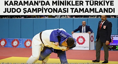 KARAMAN’DA MİNİKLER TÜRKİYE JUDO ŞAMPİYONASI TAMAMLANDI