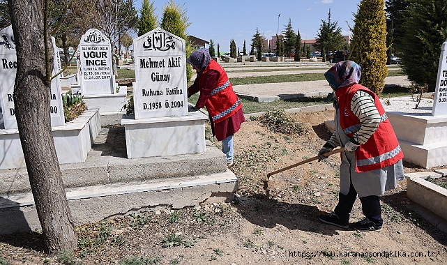 ŞEHİR MEZARLIĞINA ARAÇLAR İÇİN YENİ GİRİŞ KAPISI AÇILDI