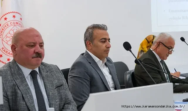 Karaman'da Kamu Yatırımları Değerlendirildi: 155 Proje Masaya Yatırıldı