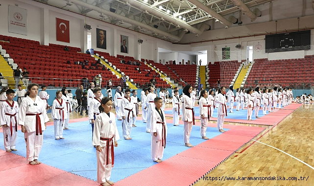 KARAMAN’DA SİYAH KUŞAK HEYECANI: YAKLAŞIK 600 SPORCU TERFİ İÇİN TER DÖKTÜ