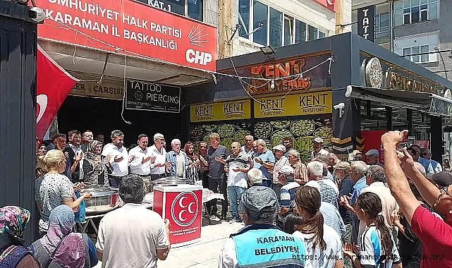 MHP Karaman Teşkilatından Muharrem Ayında Aşure İkramı